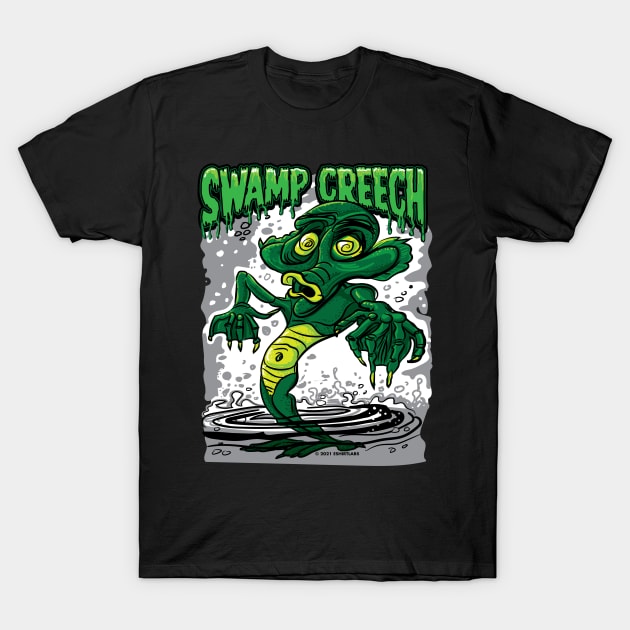 Creature from the Black Lagoon Swamp Creech T-Shirt by eShirtLabs